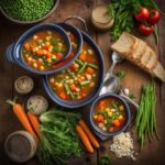 خضار مشكل  لشوربة الخضار خيرات الريف