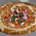 فول مدمس اسكندرني بالطحينة خيرات الريف